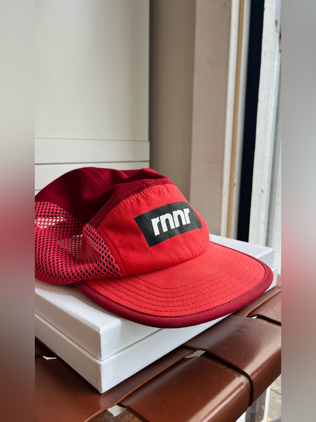 Rnnr Running Hat Red Party Pace Wins The Race — image 2 of 5